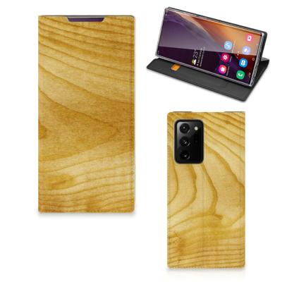 Samsung Galaxy Note 20 Ultra Book | Wallet Case | Licht Hout
