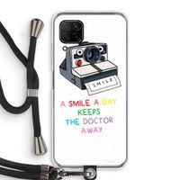 Smile: Huawei P40 Lite Transparant Hoesje met koord
