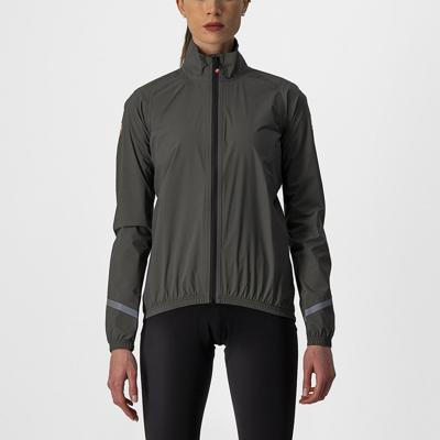 Castelli Emergency 2 regenjack lange mouw groen dames