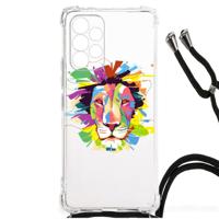 Samsung Galaxy A53 Stevig | Bumper Hoesje | Lion Color