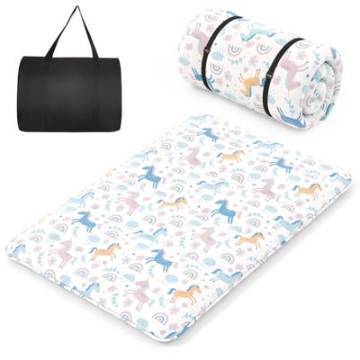 Japanse Futonmatras met Wasbare Hoes & Draagtas Vloermatras Kleurrijk 140 x 200 cm