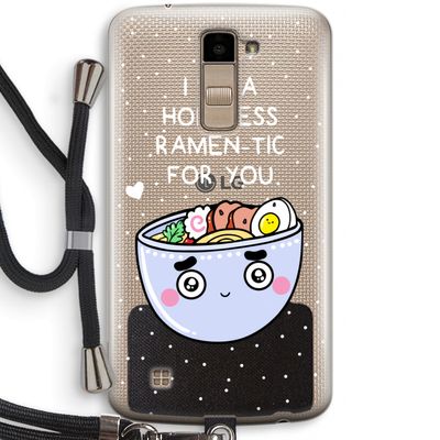 I'm A Hopeless Ramen-Tic For You: LG K10 (2016) Transparant Hoesje met koord