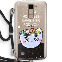 I'm A Hopeless Ramen-Tic For You: LG K10 (2016) Transparant Hoesje met koord