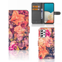 Samsung Galaxy A53 Hoesje Bosje Bloemen - thumbnail