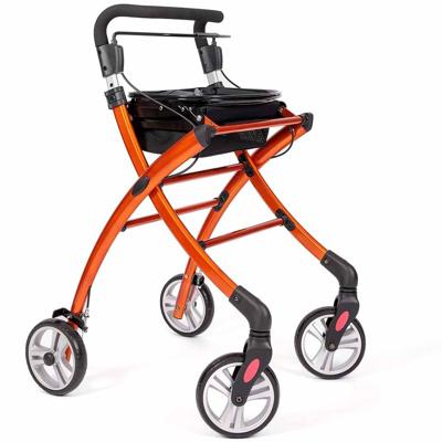 Indoor Luxe binnen Rollator 2.0 | Kies uw kleur : Oranje | Wheelz Ahead