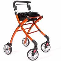 Indoor Luxe binnen Rollator 2.0 | Kies uw kleur : Oranje | Wheelz Ahead