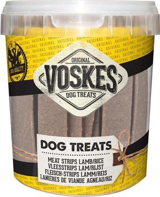 Vleesstrips lam/rijst 600g - Voskes