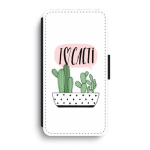 I love cacti: iPhone XR Flip Hoesje