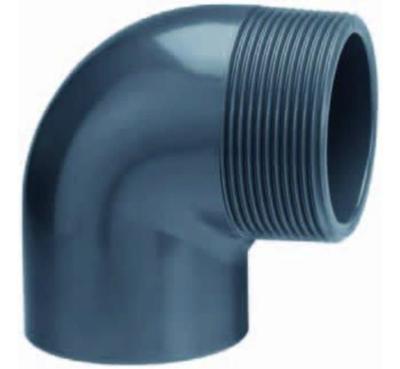 Knie 90° Lijm x Buitendraad 40 mm x 1½"