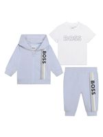 BOSS Kidswear survêtement à logo imprimé - Bleu - thumbnail