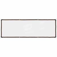 Doorzichtig zeildoek met zeilringen 1x3 m polyethyleen