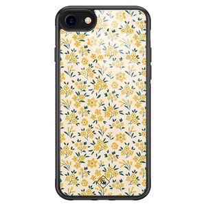 iPhone 8/7 glazen hardcase - Yellow garden