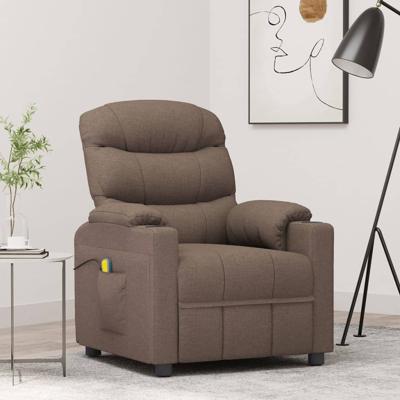 Massagestoel stof taupe