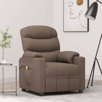 Massagestoel stof taupe