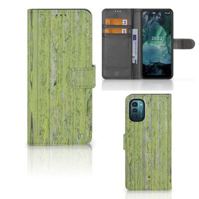 Nokia G11 | G21 | Book Style Case | Green Wood