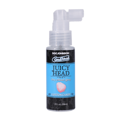 Doc Johnson Juicy Head - Dry Mouth Spray - Cotton Candy - 2 fl oz / 59 ml