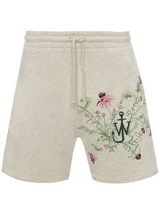 JW Anderson x Pol Anglada short à broderies - Tons neutres