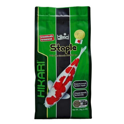 Hikari Staple Medium 2Kg - Premium Koi & Vijver Visvoer, Drijvende Korrel, Japanse Kwaliteit