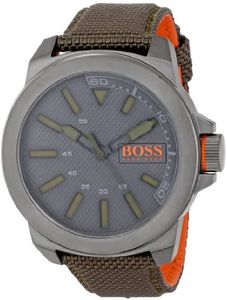 Horlogeband Hugo Boss Orange 659302530 / HB.221.1.34.2626 / 1513009 Leder/Textiel Multicolor 24mm