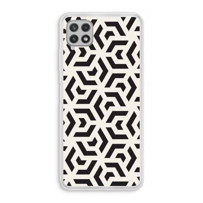 Crazy pattern: Samsung Galaxy A22 4G Transparant Hoesje