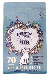 Lily's Kitchen HE631005 droogvoer voor kat 800 g Volwassen Vis, Zalm