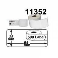 Thermo-etiketten 54x25mm 500 per rol