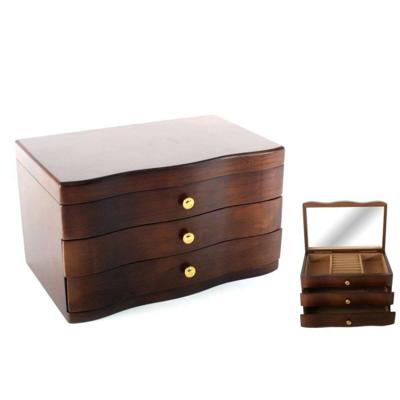 Doos-Juwelenkistje DKD Home Decor 27 x 18 x 16 cm Bruin Hout MDF