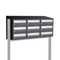 Allux Hive Set 3-Breed, 3-Hoog Met Dak Op Statief Zwart - 40030070_3x3ds