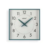 Muurklok Versa Blauw Plastic 4,1 X 28,3 X 28,3 CM
