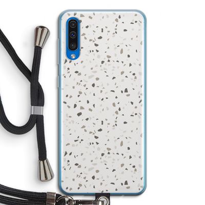 Terrazzo N°14: Samsung Galaxy A50 Transparant Hoesje met koord