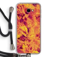 Eternal Fire: Samsung Galaxy J4 Plus Transparant Hoesje met koord Eternal Fire: Samsung Galaxy J4 Plus Transparant Hoesje met koord