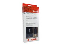 Equip 133441 video kabel adapter 0,24 m DisplayPort DVI-D + VGA (D-Sub) + HDMI Zwart - thumbnail