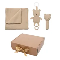 Jabadabado Kraamcadeau Teddy bruin met deken