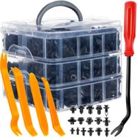 Autobekleding bevestigingsclips - 620 stuks - met gereedschap