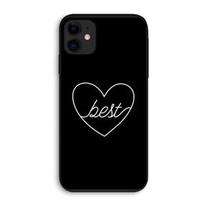 Best heart black: iPhone 11 Biologisch afbreekbaar hoesje
