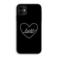 Best heart black: iPhone 11 Biologisch afbreekbaar hoesje