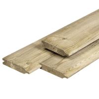 Dubbel rabat Midden-Europees grenen 2,8x14,0x420 cm Tuindeco - Tuindeco