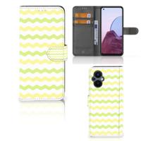 OPPO Reno 8 Lite | OnePlus Nord N20 | Telefoon Hoesje | Waves Yellow