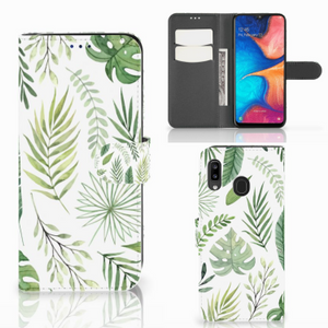 Samsung Galaxy A30 Hoesje Leaves