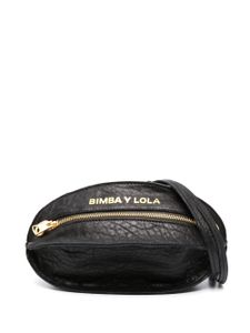 Bimba y Lola sac à bandoulière à logo imprimé - Noir