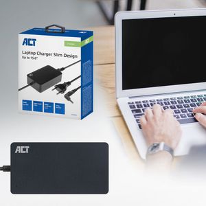 ACT Connectivity Compacte laptoplader 65W (voor laptops tot 15,6 inch) oplader