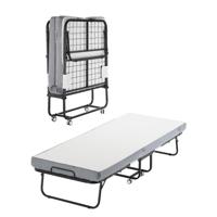 VEVOR Rollaway Bed Vouwbed met 10 cm schuimmatras Metalen bed 79cm