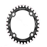 MOTSUV ronde smalle brede Chainring MTB fiets 104BCD tand plaat onderdelen elliptische plaat 36T (zwart)