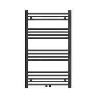 Adema Basic radiator 60x100cm recht middenaansluiting mat zwart