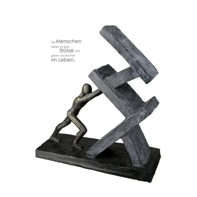 Polysculptuur boekensteun Holding