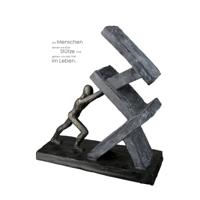 Polysculptuur boekensteun Holding