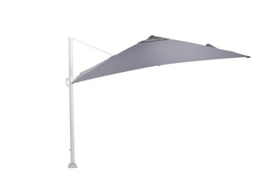 Hawaii zweefparasol 300x300 wit/ licht grijs zonwering - Garden impressions