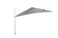 Hawaii zweefparasol 300x300 wit/ licht grijs zonwering - Garden impressions