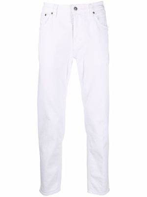 DONDUP jean slim à taille mi-haute - Blanc