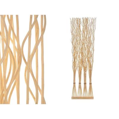 Kamerscherm Gift Decor Natuurlijk Wilgenhout 50 x 182 x 13 cm 4 Boeketten